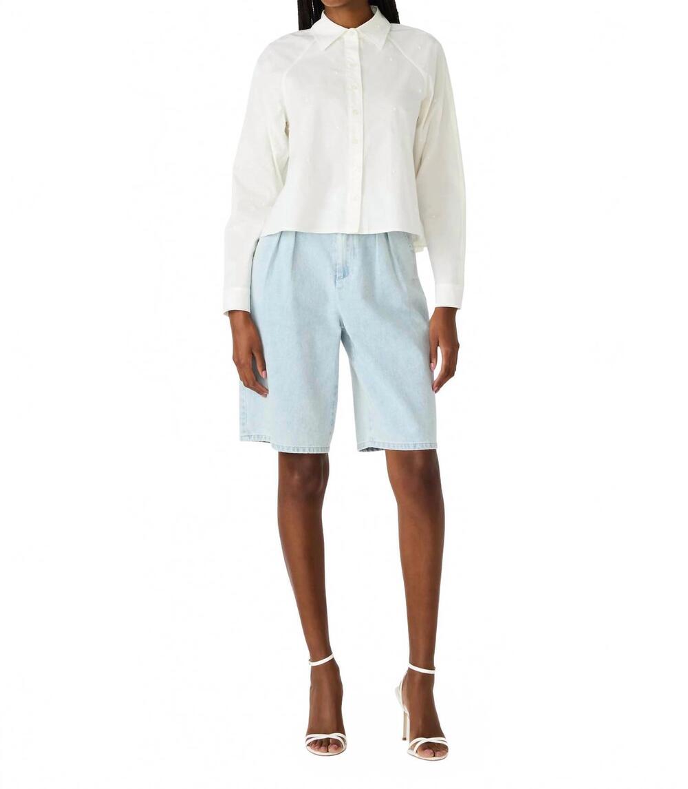 NEW STEVE MADDEN women's tess top in white